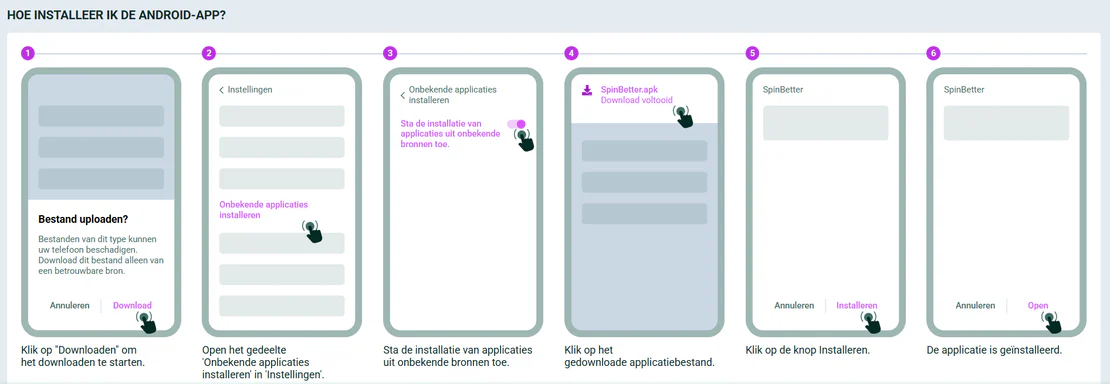 spinbetter casino mobiele versie